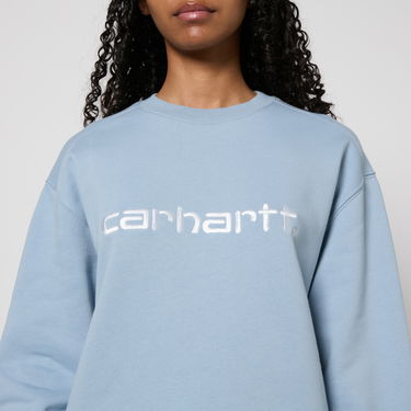 Суитчър Carhartt WIP Misty Sky Sweatshirt Синьо | I033647, 2