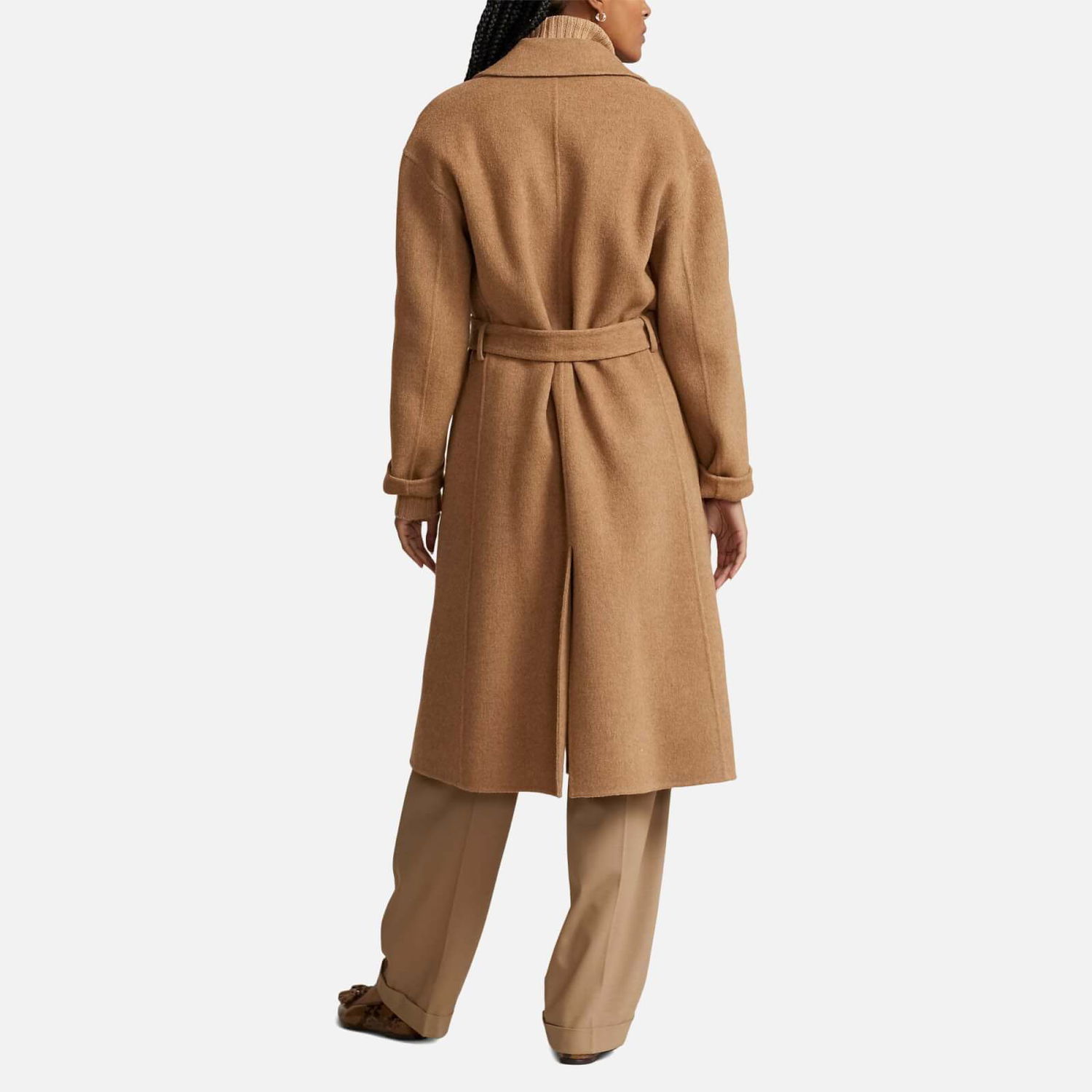 Палта Polo by Ralph Lauren Polo Ralph Lauren Jacky Wool-Blend Wrap Coat Бежово | 211910359002, 1
