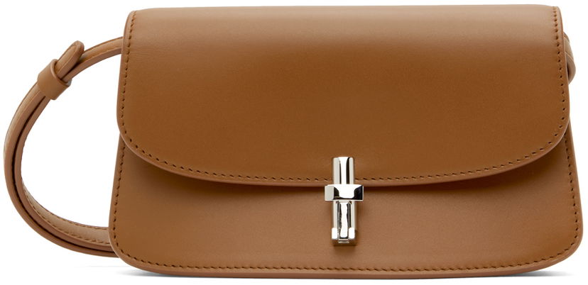 Чанта през рамо The Row Brown E/W Sofia Bag Кафяво | W1569-L60