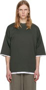 Relaxed Short Sleeve Layered T-shirt