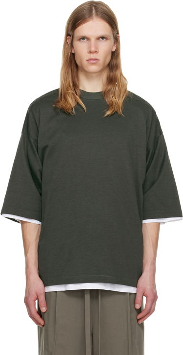 Тениска Fear of God Relaxed Short Sleeve Layered T-shirt Зелено | FG25FW10-103CRY-019, 0