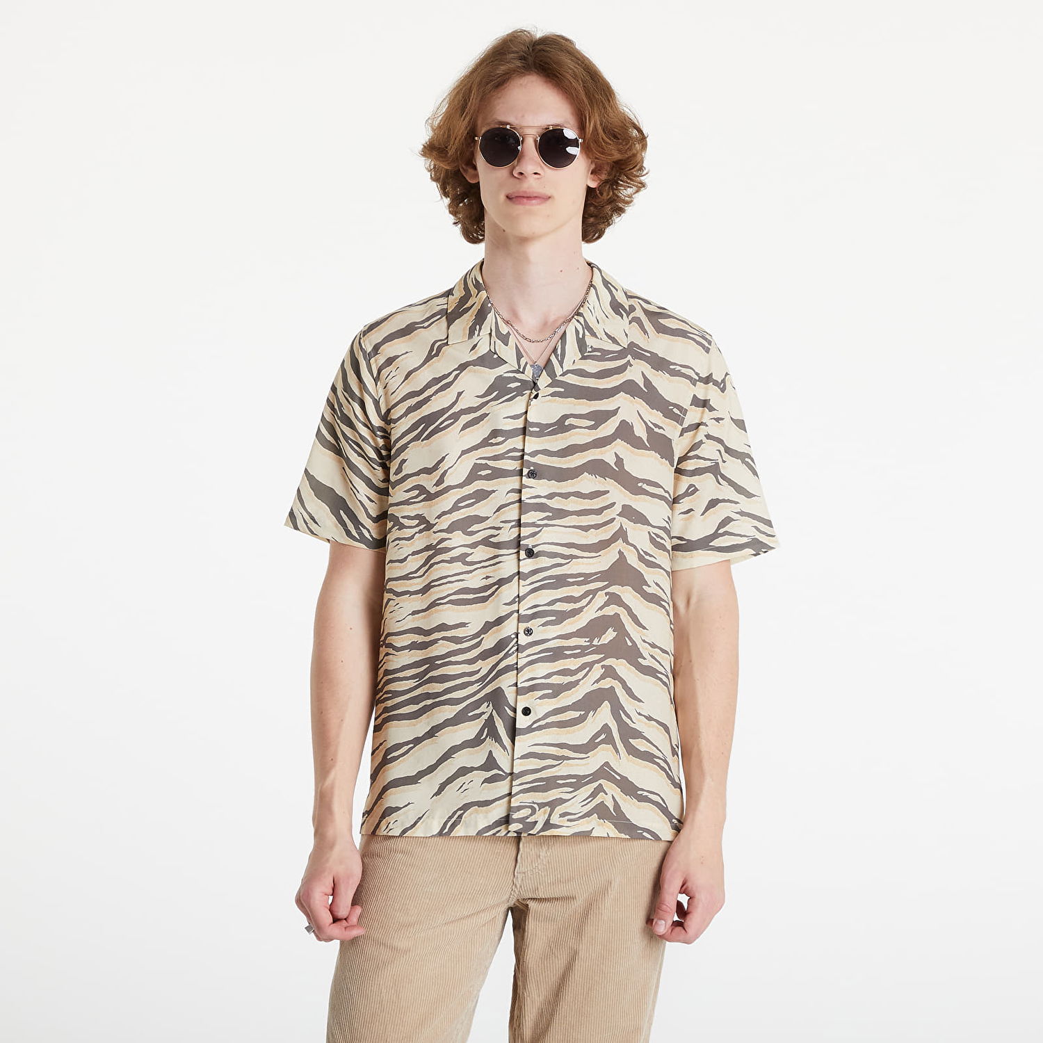 Риза Ksubi shirt Tigerrr Resort Short Sleeve Shirt Бежово | 5000007188, 0