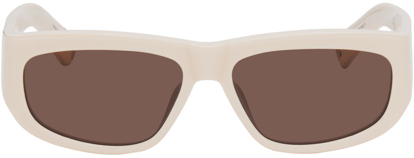 Слънчеви очила Jacquemus 'Les Lunettes Pilota' Sunglasses Бяло | JAC2C2SUN