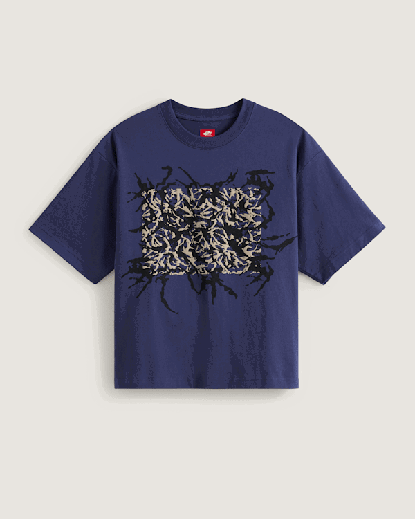 Тениска Vans Skate Blurred T-Shirt Тъмно синьо | VN000PNMEMT, 0