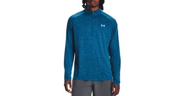 Тениска Under Armour Tech 1/2 Zip Tee Тъмно синьо | 1328495-426, 1