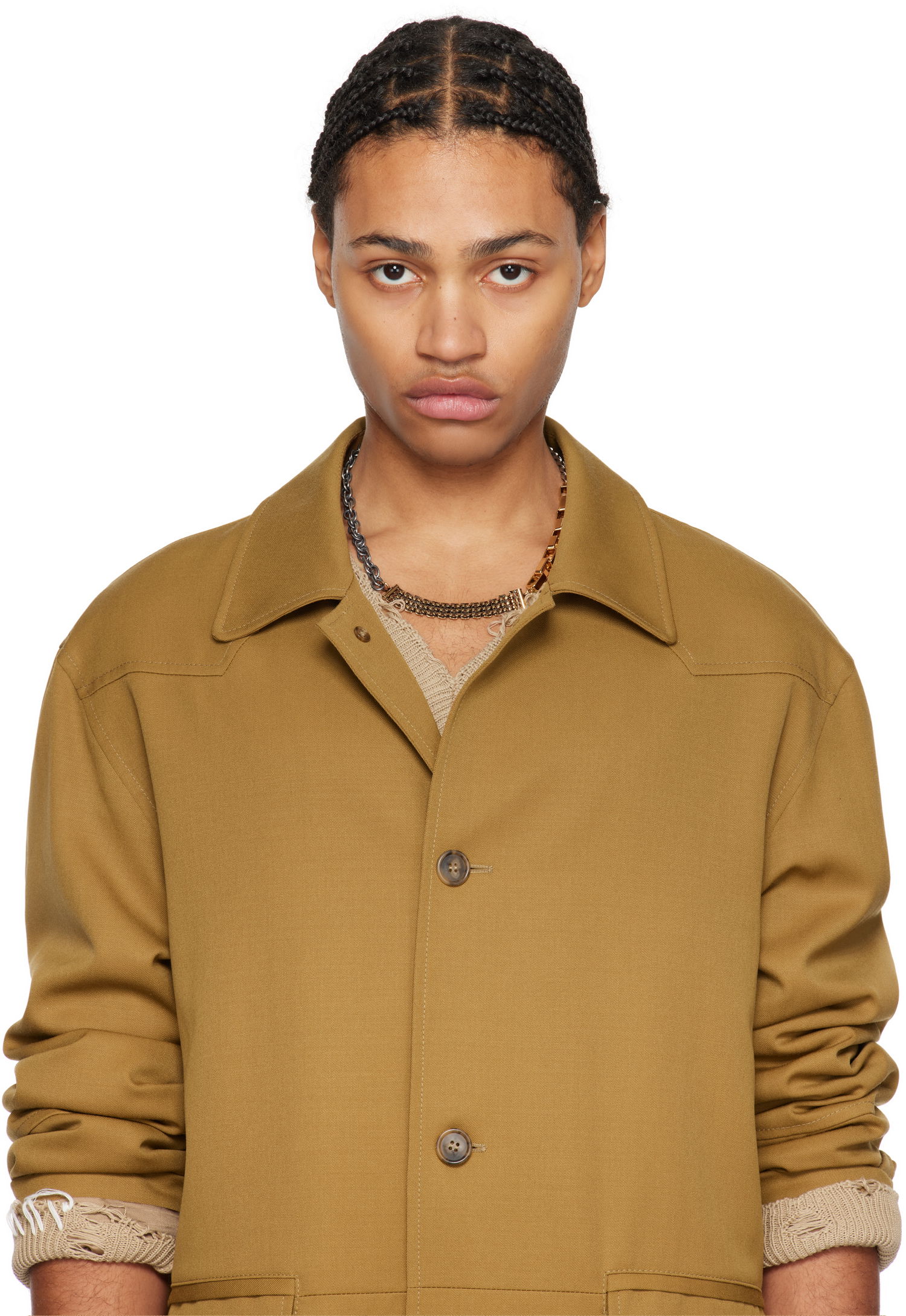 Колие Maison Margiela MM6 Maison Margiela Mixed Metal Chain Necklace Металик | SM6UU0071 P7214, 1