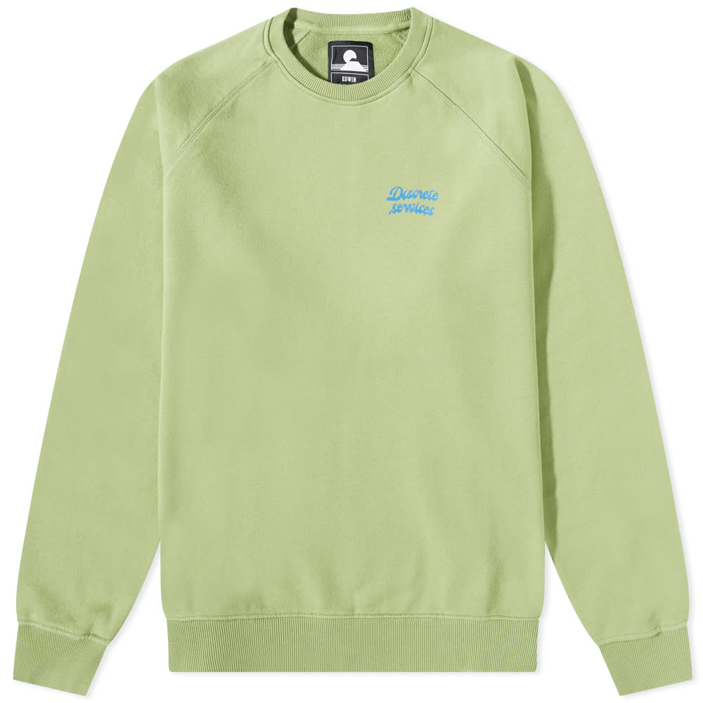Суитчър EDWIN Discrete Services Crew Sweat Зелено | I031888-1MV67, 0