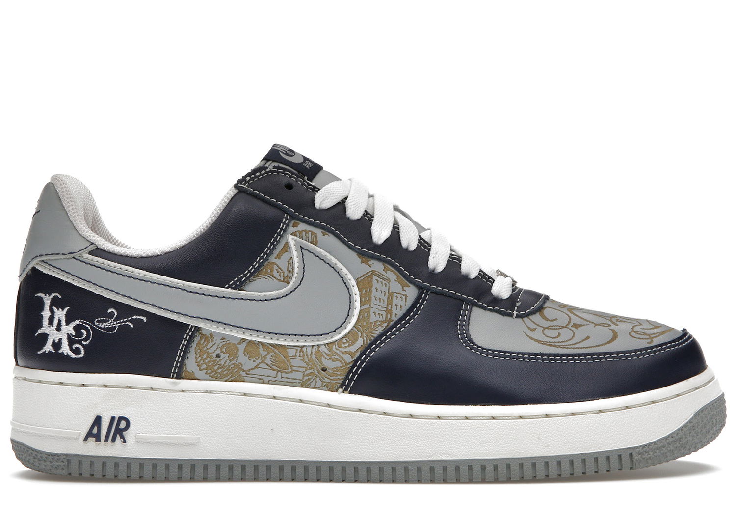 Кецове и обувки Nike Air Force 1 Low Mr. Cartoon Blue Tattoo (Clown) Сиво | 312234-401, 0