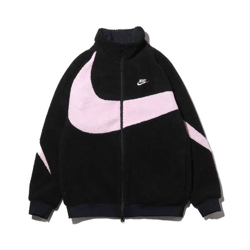 Яке Nike Big Swoosh Reversible Boa Jacket W Черно | BQ6546-016