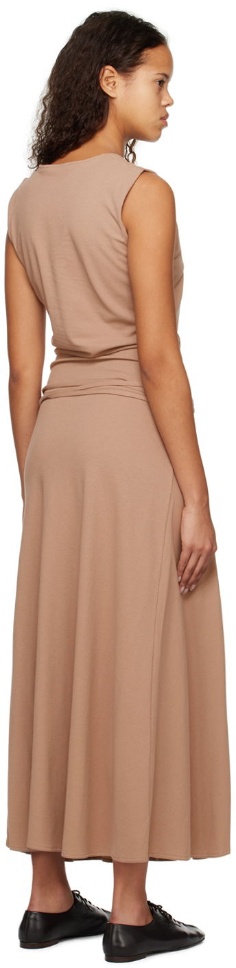 Pокля LEMAIRE Lemaire Belted Midi Dress Кафяво | DR1012 LJ054, 2