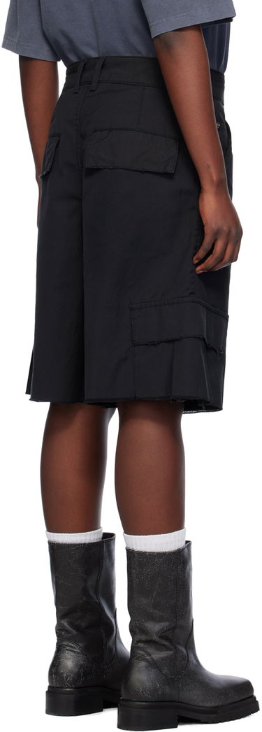 Къси панталони We11done We11done Cropped Cargo Shorts Черно | WD-DP0-24-344-M-BK, 2