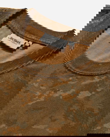 Тениска Carhartt WIP Camo Combi T-Shirt Garment Dyed Кафяво | I035859 3G1GD, 4
