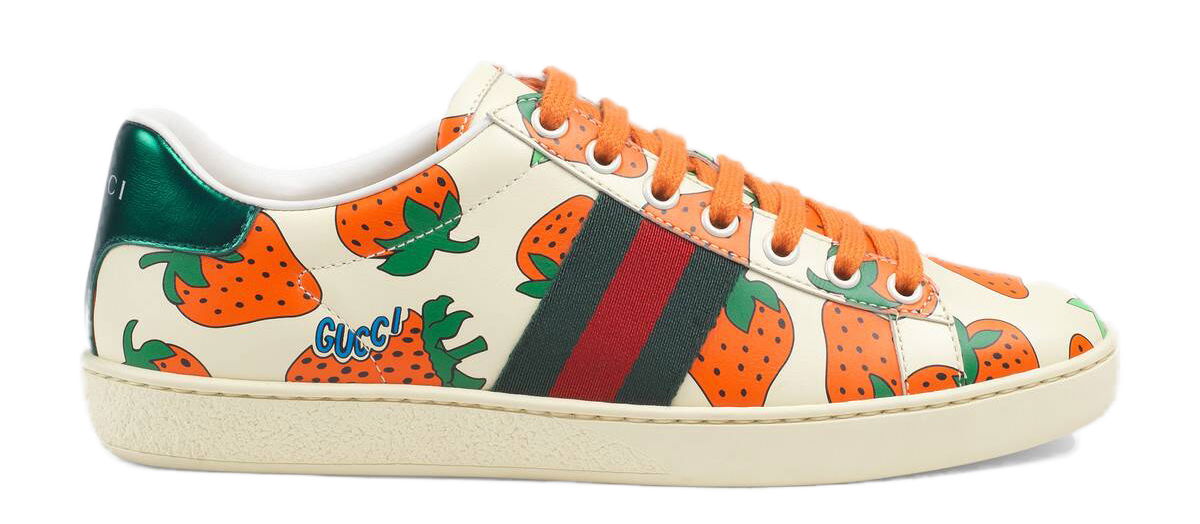 Кецове и обувки Gucci Ace 'Strawberry' Многоцветен | 387993 08L30 9262, 0