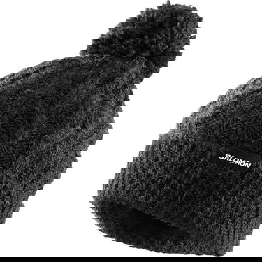 Шапка Salomon Ivy Cable Knit Pom Beanie Черно | LC2152600, 0