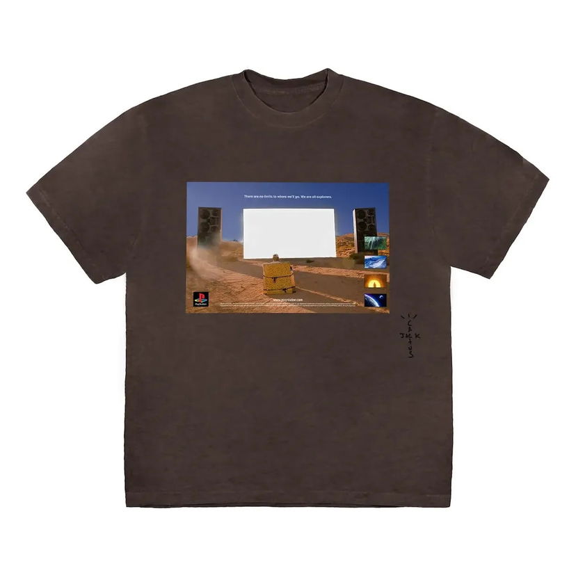 Тениска Cactus Jack by Travis Scott Travis Scott Monolith Day Youth Tee Кафяво | TC-582