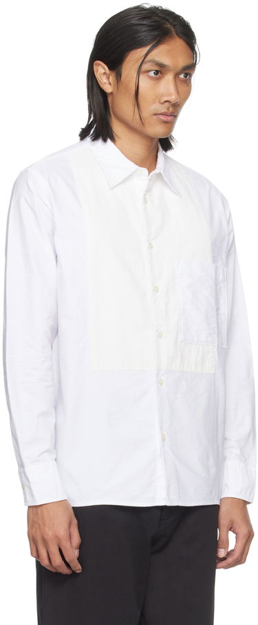 Риза Universal Works Universal Works Bib Front Shirt Бяло | P2950, 1