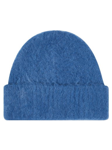 Kameo Solid Brushed Beanie Denim Blue