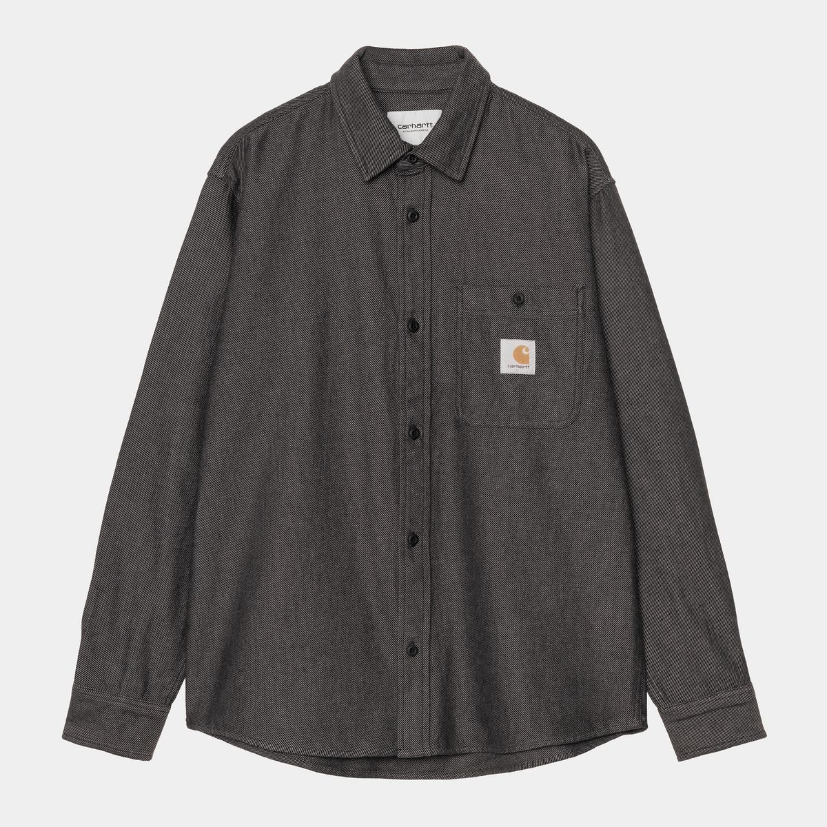 Риза Carhartt WIP L/S Edgar Shirt Сиво | I035335_24, 0