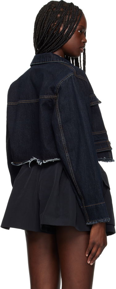 Яке We11done We11done Cropped Denim Jacket Синьо | WD-DJ1-25-301-W-BL, 2