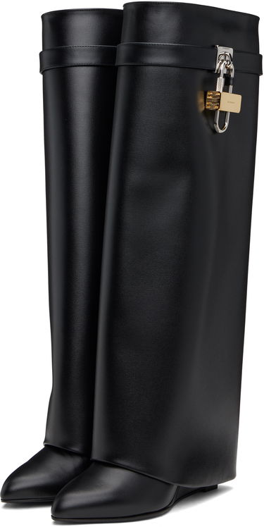 Облекло Givenchy Givenchy Shark Lock Tall Boots Черно | BE702XE1NG001, 4
