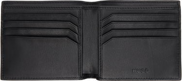 Портфейл BOSS HUGO Leather Bifold Wallet Черно | 50536058, 2