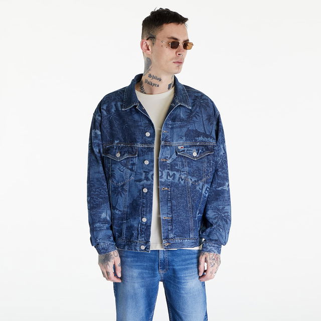 Aiden Oversized Trucker Jacket Denim