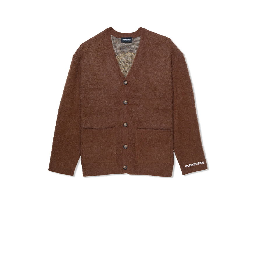 Пуловер Pleasures Juicy Cardigan Кафяво | P22F014-BROWN, 0