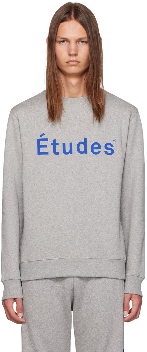 Пуловер Études Story 'Études' Sweatshirt Сиво | C00ME200A02282