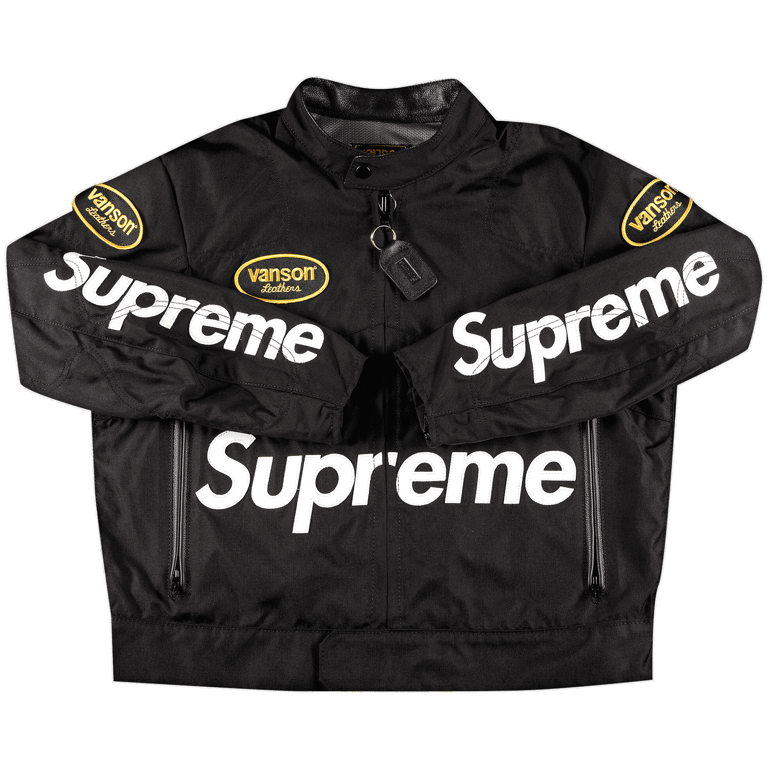 Яке Supreme Vanson Leathers Cordura Jacket Черно | SS21J23 BLACK, 0