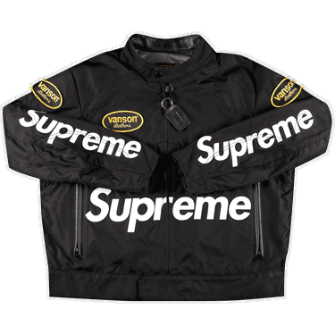 Яке Supreme Vanson Leathers Cordura Jacket Черно | SS21J23 BLACK, 0