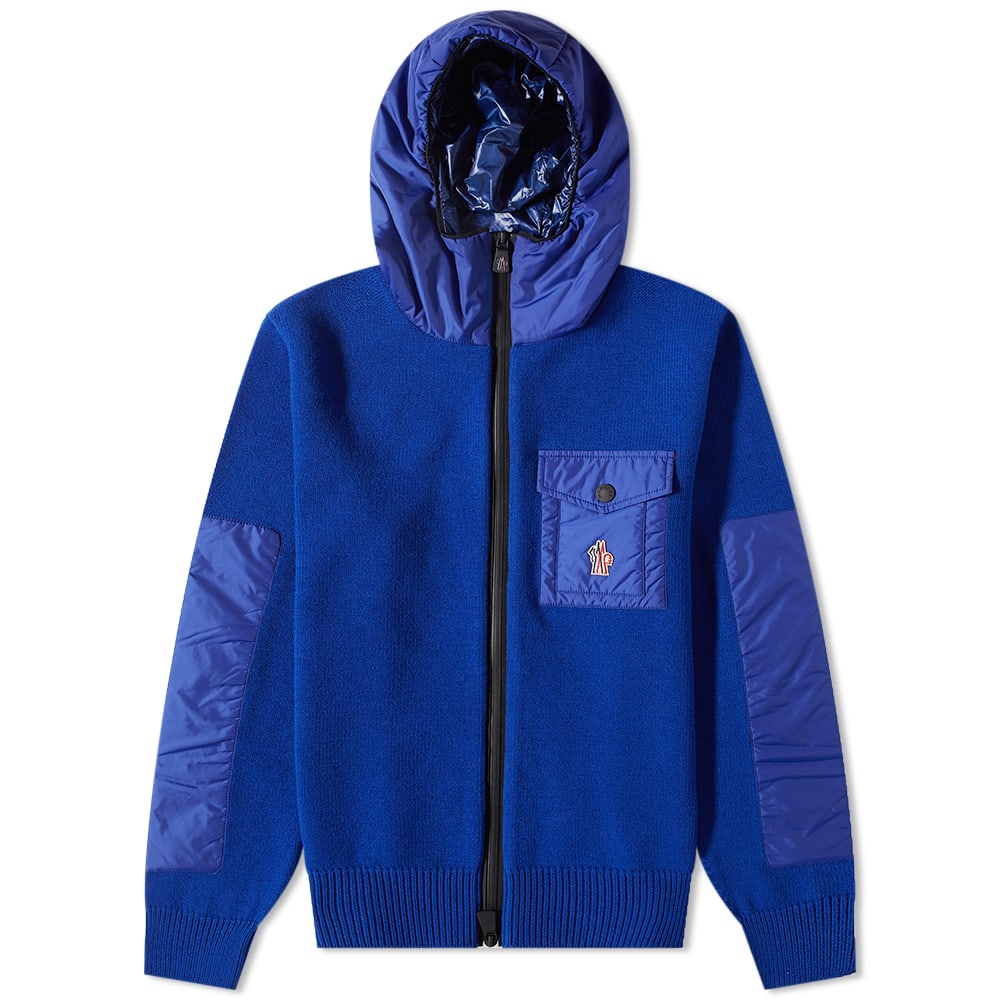 Яке Moncler Grenoble Nylon Pocket Knit Jacket Тъмно синьо | 9B000-07-A9462-765, 0