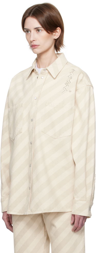 Риза Marni Marni Boxy Denim Shirt Бежово | CAJD0601S0 USCX37, 3