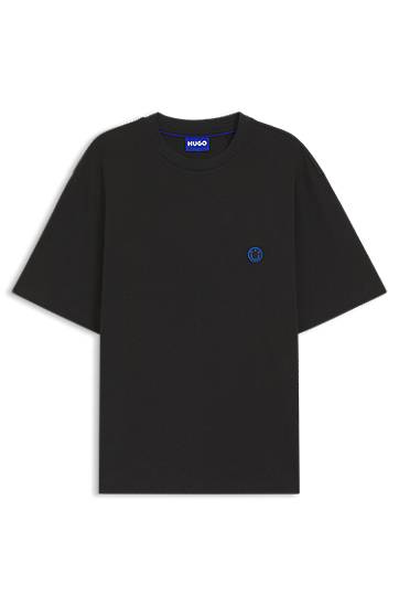 Тениска BOSS Happy HUGO Jersey T-Shirt Черно | 50519984, 0