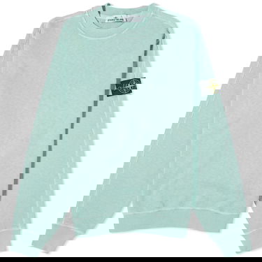 Пуловер Stone Island Garment Dyed Malfile Crewneck Зелено | 801566060-V0152, 0