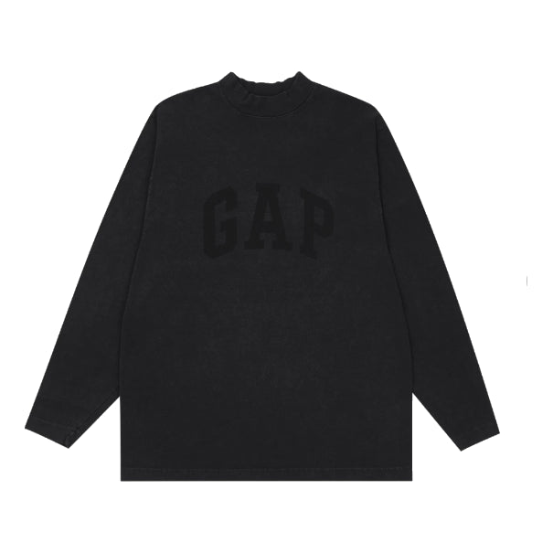 Тениска GAP Long Sleeve T-Shirt Yeezy Gap Engineered By Balenciaga Dove Черно | 473005-00, 0