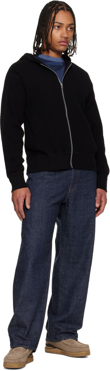 Суитчър NANAMICA Zip-Up Thermal Hoodie Черно | S25FH071U, 3