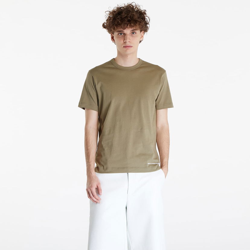 Тениска Comme des Garçons SHIRT Short Sleeve Tee Зелено | FM-T020 khaki