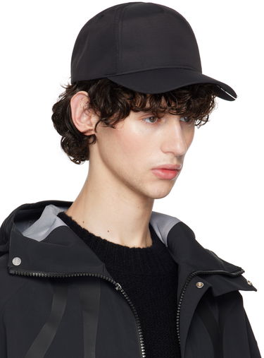 Шапка с козирка HELIOT EMIL Haploid Logo-Appliquéd Shell Baseball Cap Черно | HE_16_96_BLK01, 1