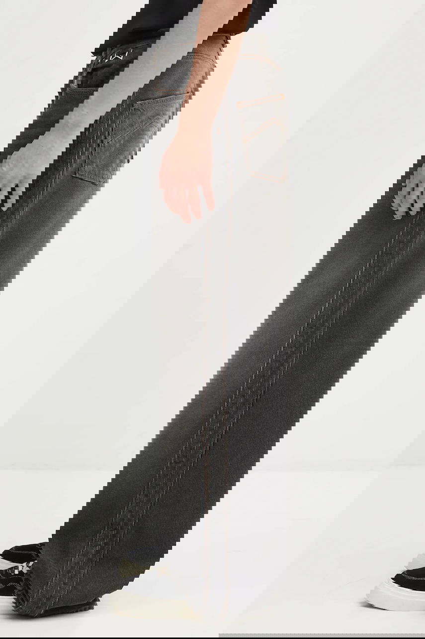 Дънки Rhude RHUDE Wide Leg Traxedo Черно | RHFW25DP01012, 1