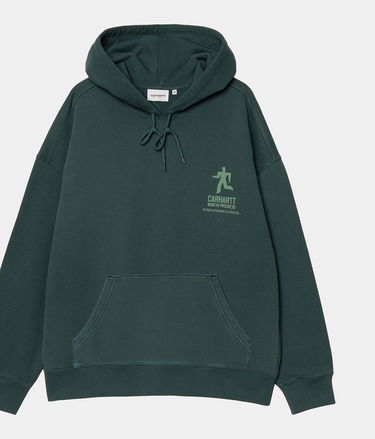 Суитчър Carhartt WIP Carhartt WIP Hooded Distance Sweatshirt Зелено | I035639_9, 0