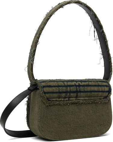 Дамска чанта Diesel Diesel 1DR Denim Crystal-Embellished Bag Зелено | X08396 P5567, 2