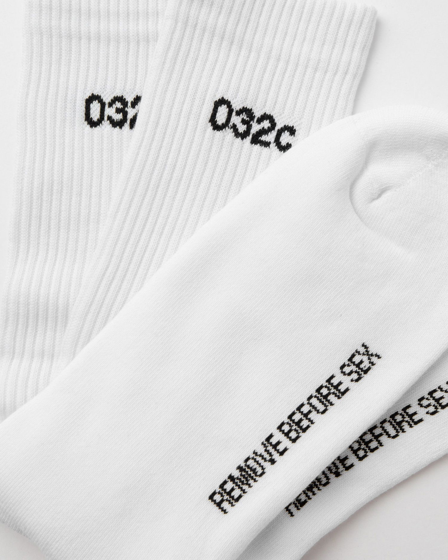 Чорапи 032C REMOVE BEFORE SEX CREW SOCKS Бяло | F24-UUK-3911-000, 1