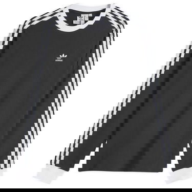 Тениска adidas Originals 3 Stripe Regular Long Sleeve T-Shirt Черно | JC5774, 0