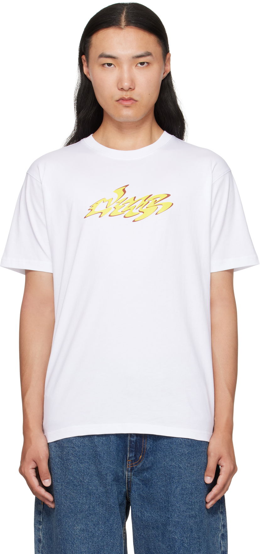 Тениска Dime Dime Disco T-Shirt Бяло | DIMEFA2559WHT