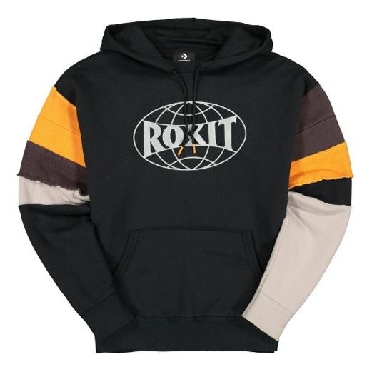 Суитчър Converse Rokit Crossover Splicing Pullover Hoodie Черно | 10019279-A01