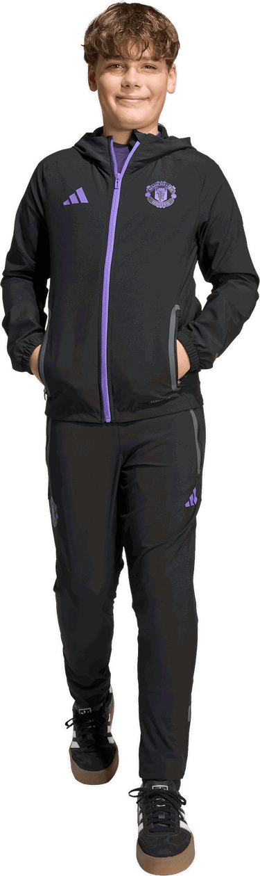 Комплект adidas Performance Manchester United Tiro 25 Competition Vis Tech Tracksuit Черно | JV5354, 3