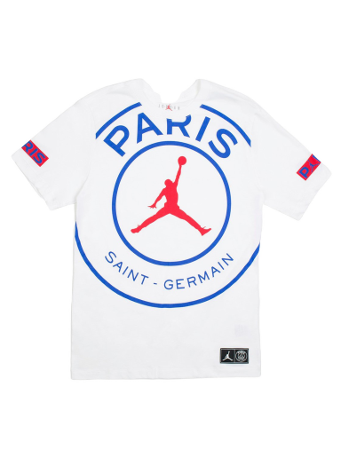 Тениска Jordan Paris Saint-Germain Logo Tee Бяло | BQ8384-100