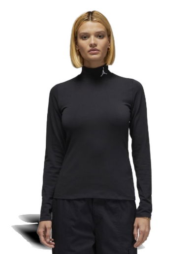 Тениска Jordan Flight Mock Neck Top Черно | DQ4618-010