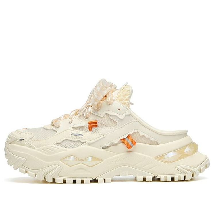 Кецове и обувки FILA Fusion Bianco Mule Бежово | T12W231301FAR, 0