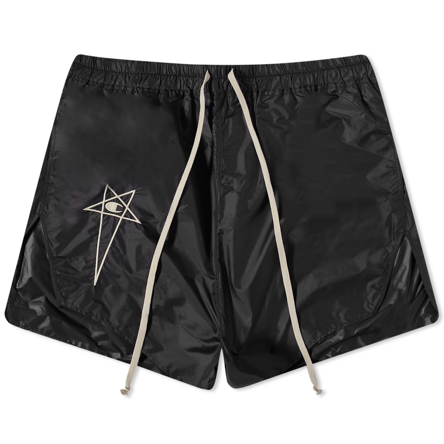 Къси панталони Rick Owens x Champion Dolphin Shorts Черно | CM02C9235-CHNY-09, 0